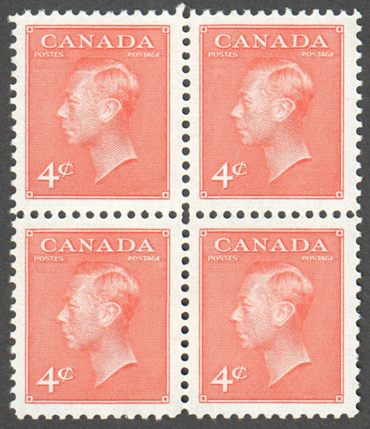 Canada Scott 306 MNH VF Block - Click Image to Close